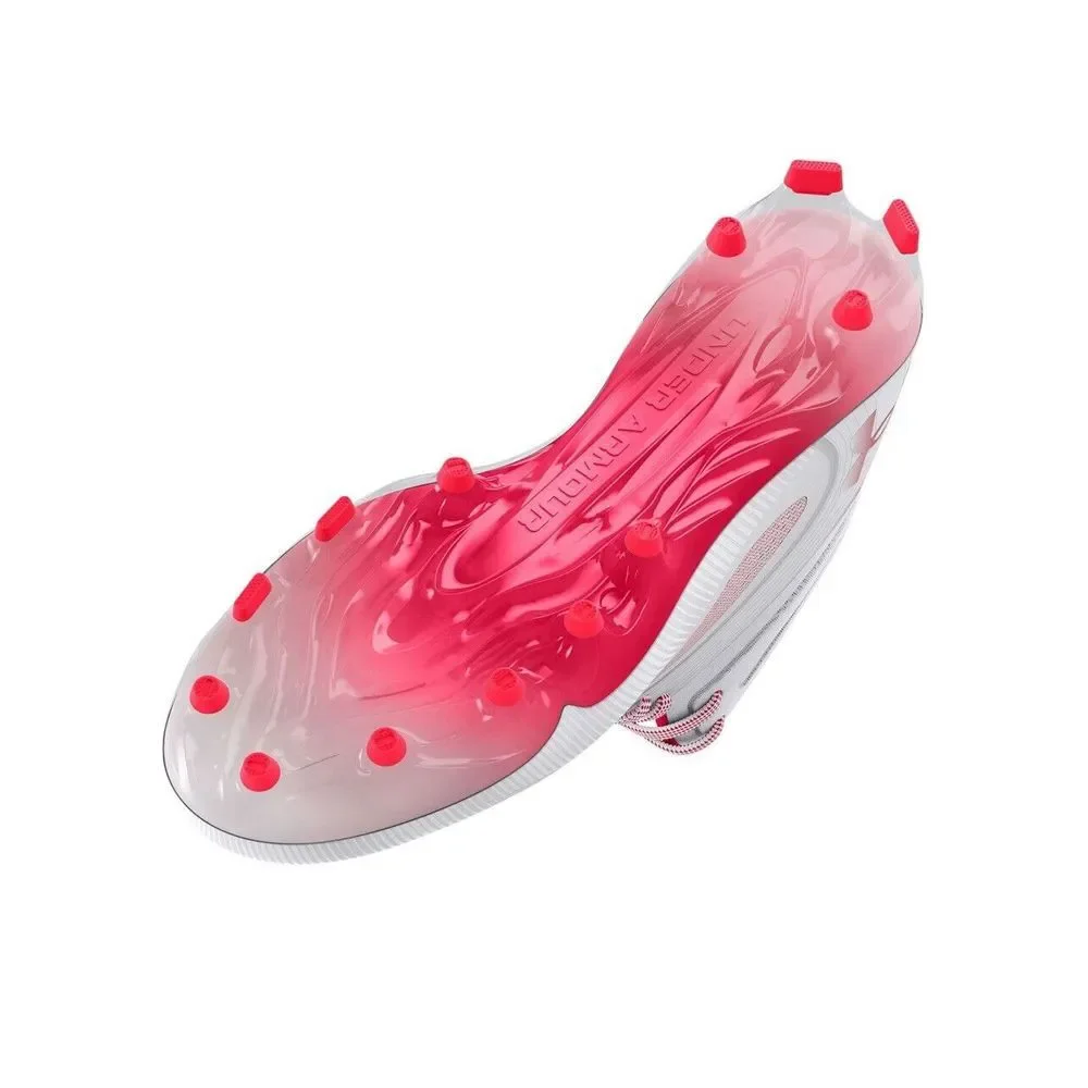 Lacrosse Cleats Under Armour Command‎ MC Mid Red White UA Men's 11.5 3025639-101